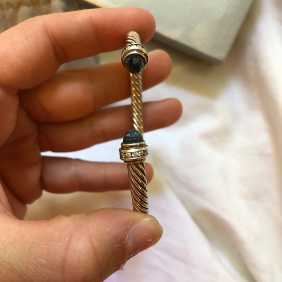 David Yurman cable classics 5mm topaz w diamonds - Picture 5 of 5